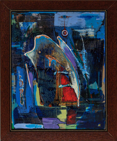 Malerei mit dem Titel "Three angels. Part…" von Alexander Klyatskiy, Original-Kunstwerk, Acryl