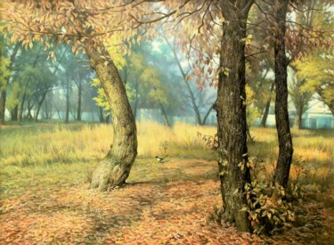 Peinture intitulée "Листопад" par Aleksandr Kusenko, Œuvre d'art originale, Huile