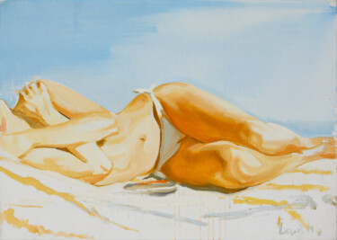Картина под названием "Morning" - Alexander Levich, Подлинное произведение искусства, Масло Установлен на Деревянная рама дл…