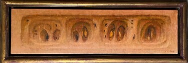 Pintura intitulada "A Well in the Comit…" por Alexander Levich, Obras de arte originais, Óleo Montado em Armação em madeira