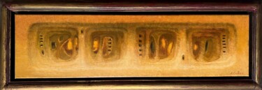 绘画 标题为“Catacomb of Callixt…” 由Alexander Levich, 原创艺术品, 油 安装在木质担架架上