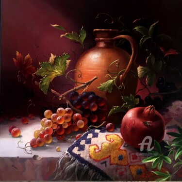 Peinture intitulée "Still life with a j…" par Aleksandr Mikhalchuk, Œuvre d'art originale, Huile
