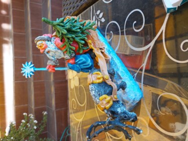 Скульптура под названием "Дед мороз" - Alexander Shatzilo, Подлинное произведение искусства, Глина