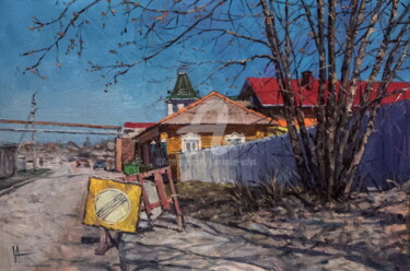 Painting titled "Spring Day" by Alexander Volya, Original Artwork, Oil