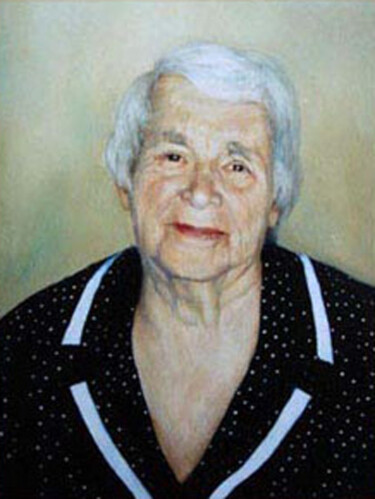 Painting titled "портрет женщины" by Alexandr Ivanov, Original Artwork, Oil