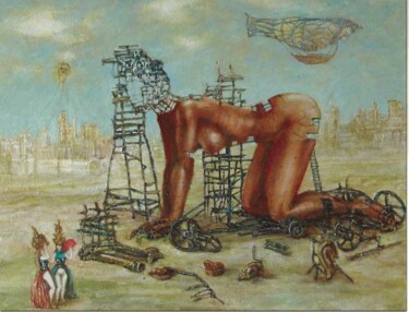 Painting titled "Cunning" by Alexandr Ivanov, Original Artwork