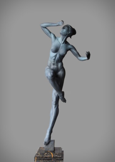 Sculpture titled "The pleasure of dan…" by Alexandr Karat, Original Artwork, Bronze