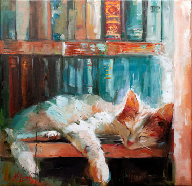 Картина под названием "Sweet Dream of the…" - Alexandr Klemens, Подлинное произведение искусства, Масло
