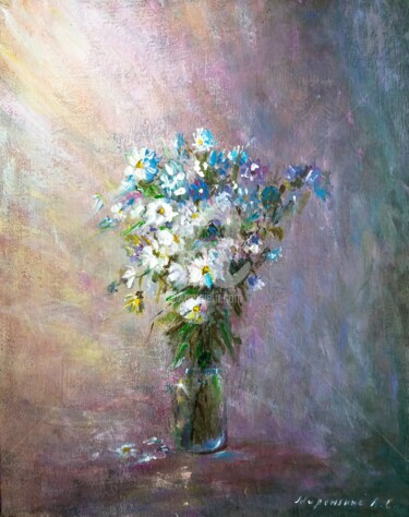 Картина под названием ""bouquet of flowers"" - Alexandr Mironenko, Подлинное произведение искусства, Акрил