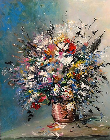Картина под названием ""bouquet"" - Alexandr Mironenko, Подлинное произведение искусства, Акрил