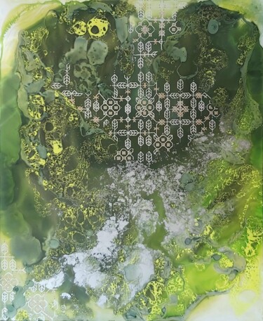 Peinture intitulée "Fairy forest" par Alexandra Amelchenko (As_Art), Œuvre d'art originale, Acrylique