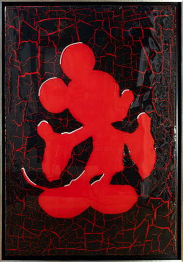 绘画 标题为“Mickey Mouse” 由Alexandra Galavtine, 原创艺术品, 丙烯