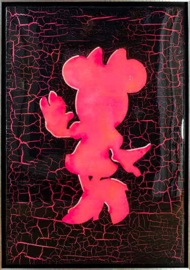 Painting titled "Minnie Mouse" by Alexandra Galavtine, Original Artwork, Acrylic