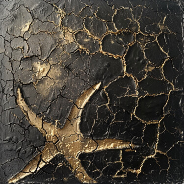Pittura intitolato "Starfish" da Alexandra Galavtine, Opera d'arte originale, Acrilico Montato su Telaio per barella in legno