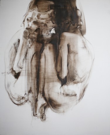 Картина под названием "SPLITTING" - Alexandra Gav, Подлинное произведение искусства, Масло