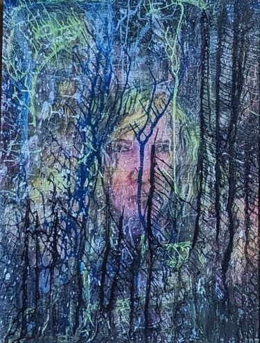Prenten & gravures getiteld "Versteckt" door Alexandra Humphreys, Origineel Kunstwerk, Digitale afdruk Gemonteerd op Plexigl…