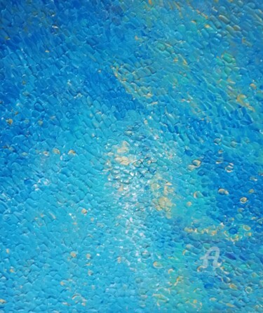 Peinture intitulée "Azur" par Alexandra Isler, Œuvre d'art originale, Acrylique