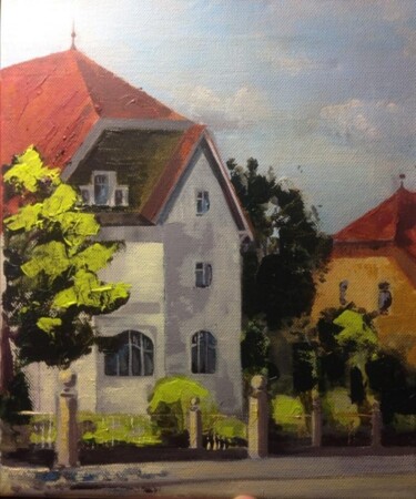 Painting titled "Preussisch Eylau di…" by Alexandra Ivanova, Original Artwork, Oil