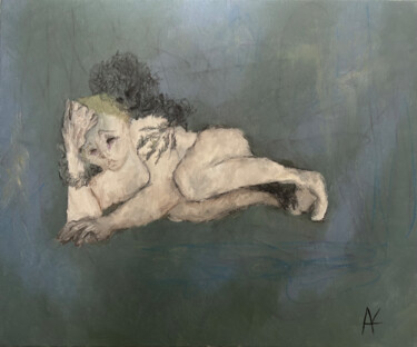 Pintura intitulada "Desensitizing" por Alexandra Kravchinskaya, Obras de arte originais, Óleo