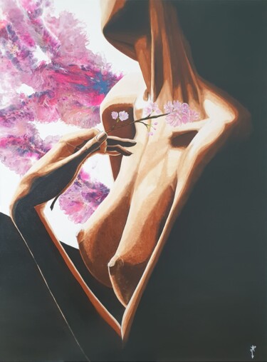 Peinture intitulée "Heiwa" par Alexandra Labauve, Œuvre d'art originale, Acrylique