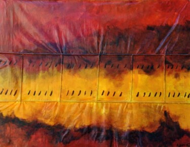 Malerei mit dem Titel "Mémoires" von Alexandra Loundine, Original-Kunstwerk, Acryl