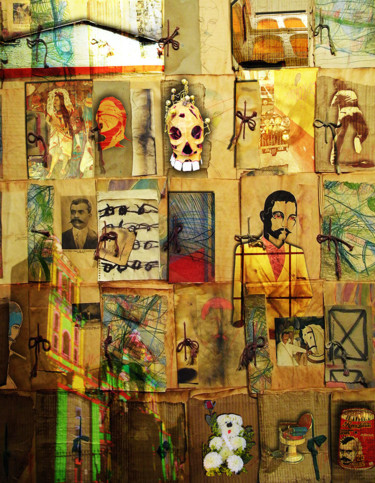 Carnet de "croquis numérique" Digital Arts titled "Carnet de "croquis…" by Alexandra M, Original Art, Collages