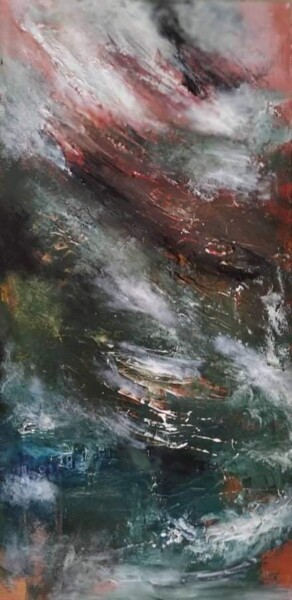 Painting titled "Chaos" by Alexandra Petropoulou, Original Artwork, Acrylic
