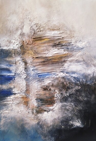 Pittura intitolato "Sea breeze" da Alexandra Petropoulou, Opera d'arte originale, Lacca