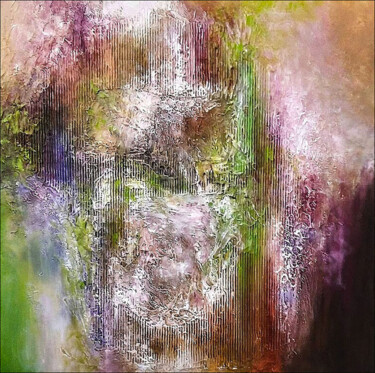 Картина под названием "Gardens of Eden" - Alexandra Petropoulou, Подлинное произведение искусства, Акрил