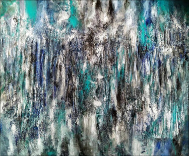 Peinture intitulée "Ocean drops" par Alexandra Petropoulou, Œuvre d'art originale, Acrylique