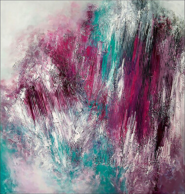 Картина под названием "Royal Purple" - Alexandra Petropoulou, Подлинное произведение искусства, лак Установлен на Деревянная…