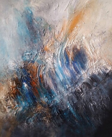 Картина под названием "After Rain" - Alexandra Petropoulou, Подлинное произведение искусства, Акрил Установлен на Деревянная…