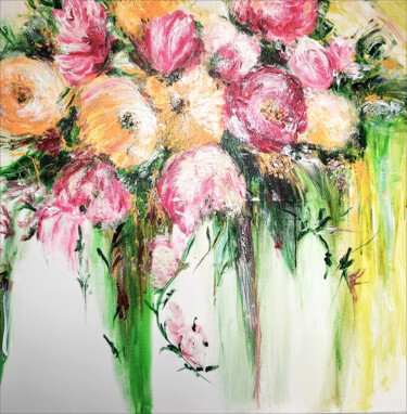 绘画 标题为“flowers” 由Alexandra Petropoulou, 原创艺术品, 丙烯