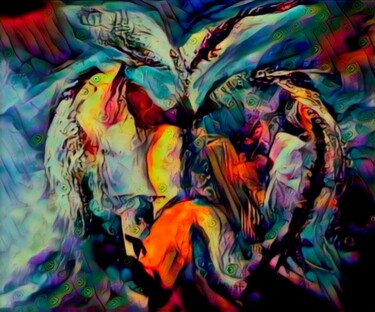 Картина под названием "Flutter" - Alexandra Roberts, Подлинное произведение искусства, Акрил