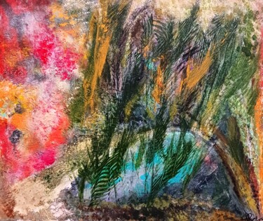 Pintura intitulada "Abstract Amazon" por Alexandra Roberts, Obras de arte originais, Acrílico