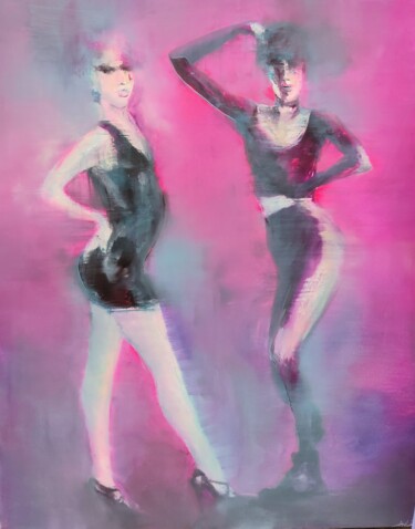 Dancing queers Peinture intitulée "Dancing queers" par Alexandra Van Lierde, Œuvre d'art originale, Huile