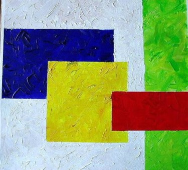 Painting titled "Primary's 2#" by Alexandra Sharrock, Original Artwork, Oil