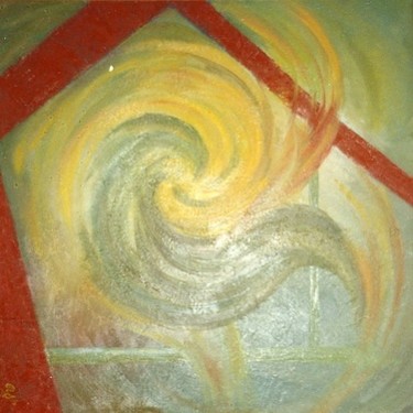 Painting titled "Twirl" by Matei Vladutescu, Original Artwork