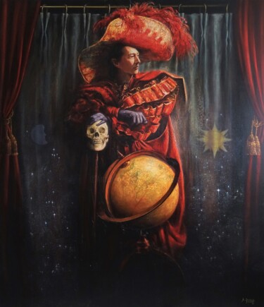 Pintura titulada "L'esprit Corsaire s…" por Alexandre Barberà-Ivanoff, Obra de arte original, Oleo Montado en Bastidor de ca…