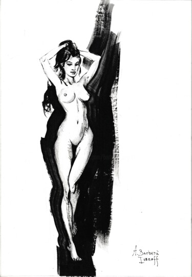 Malerei mit dem Titel "Coup de pinceau" von Alexandre Barberà-Ivanoff, Original-Kunstwerk, Acryl