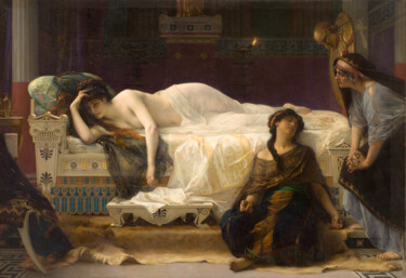 Pittura intitolato "Phèdre" da Alexandre Cabanel, Opera d'arte originale, Olio