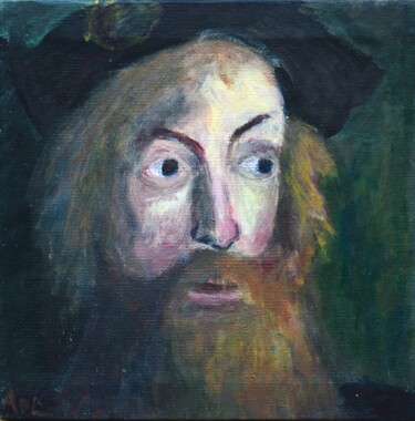 Картина под названием "Portrait de Saint-M…" - Alexandre David Lejuez, Подлинное произведение искусства, Акрил Установлен на…