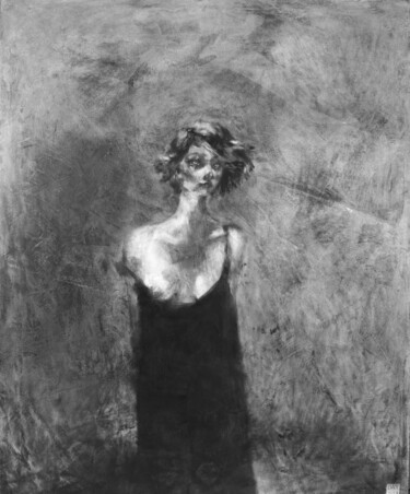 Картина под названием "Juliette." - Alexandre Day, Подлинное произведение искусства, Масло