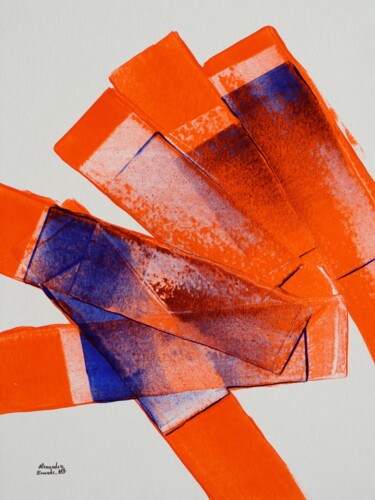 Peinture intitulée "Peinture orange de…" par Alexandre Emonds-Alt, Œuvre d'art originale, Acrylique