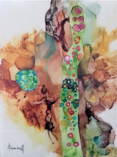 제목이 "Fleurs de coraux"인 미술작품 Alexandre H.로, 원작, 아크릴