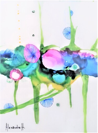 제목이 "Lichens"인 미술작품 Alexandre H.로, 원작, 아크릴