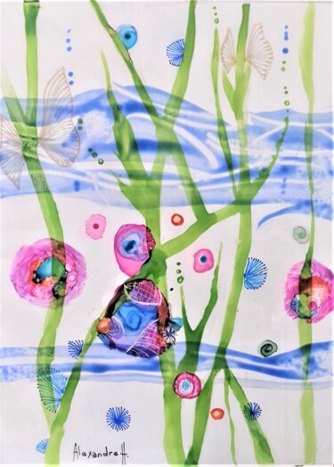 "Transparence océane" başlıklı Tablo Alexandre H. tarafından, Orijinal sanat, Akrilik