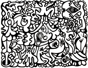"ErotiK I" başlıklı Tablo Alexandre Lepage tarafından, Orijinal sanat, Işaretleyici