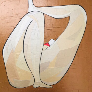 Malarstwo zatytułowany „Nude art III-22” autorstwa Alexandre Moore Rockefeller, Oryginalna praca, Akryl