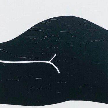 Ζωγραφική με τίτλο "Abstract Nude 8-23" από Alexandre Moore Rockefeller, Αυθεντικά έργα τέχνης, Ακρυλικό